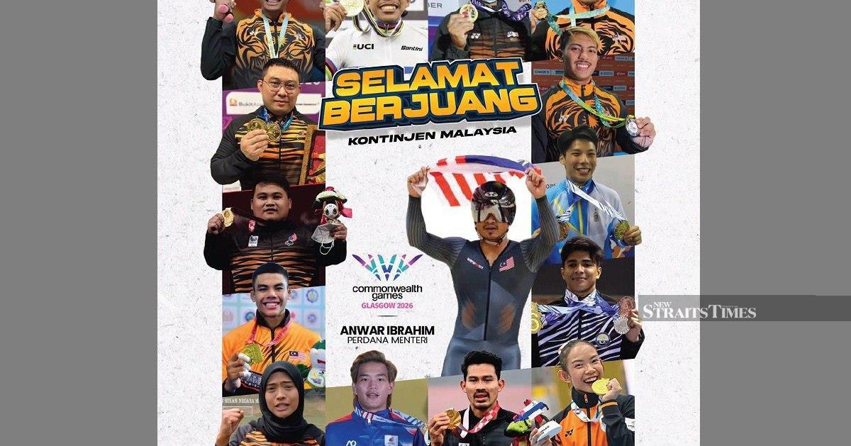 Anwar Extends Best Wishes to Malaysian Athletes for 2026 Glasgow Commonwealth Games