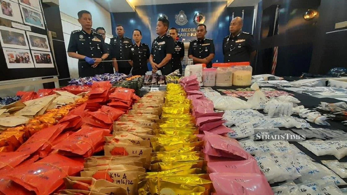 Penang couple arrested in RM9.7 million drug bust at Butterworth condo