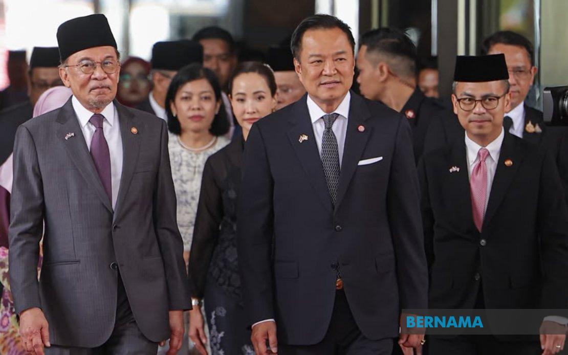 Anwar and Anutin Discuss Deepening Malaysia-Thailand Strategic Partnership