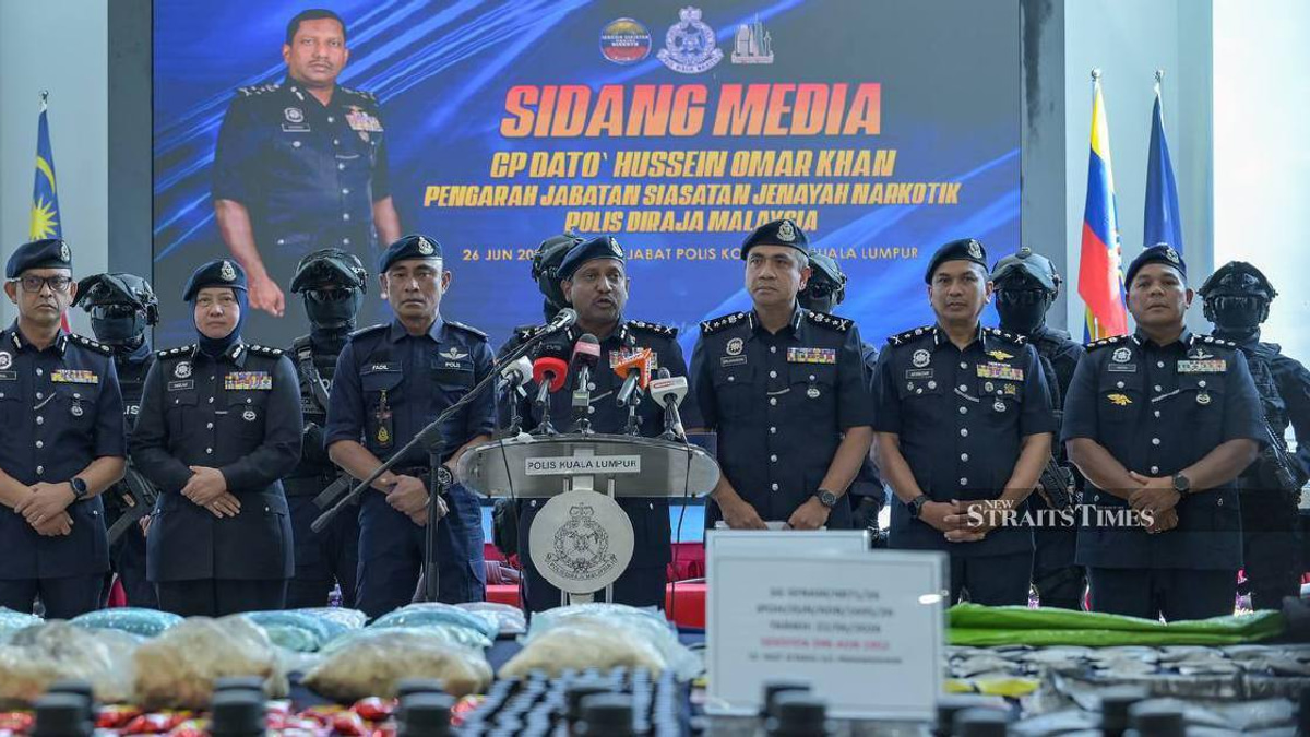 Police Seize RM135.63 Million in Drugs Following Coordinated Cheras Raids