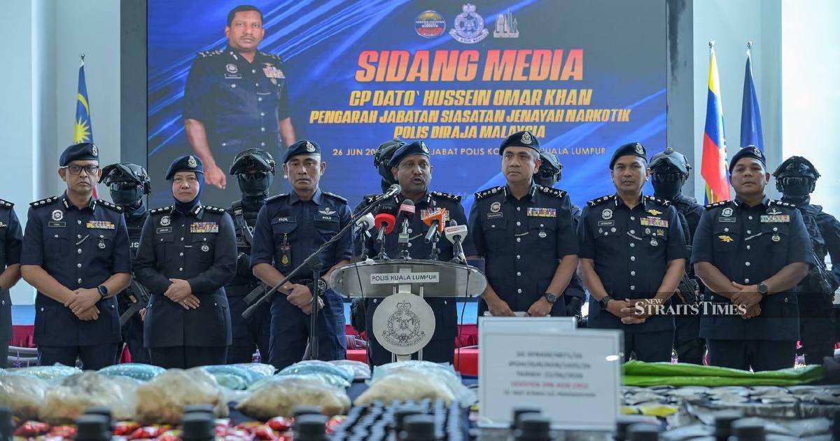 Police Seize RM135.63 Million in Drugs Following Coordinated Cheras Raids