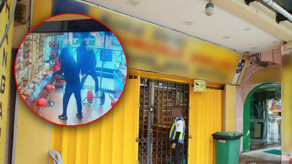 Police investigate brazen daylight robbery bid at Klang jewellery store