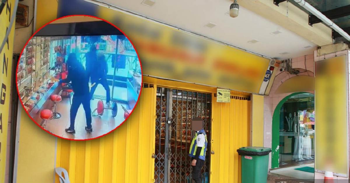 Police investigate brazen daylight robbery bid at Klang jewellery store