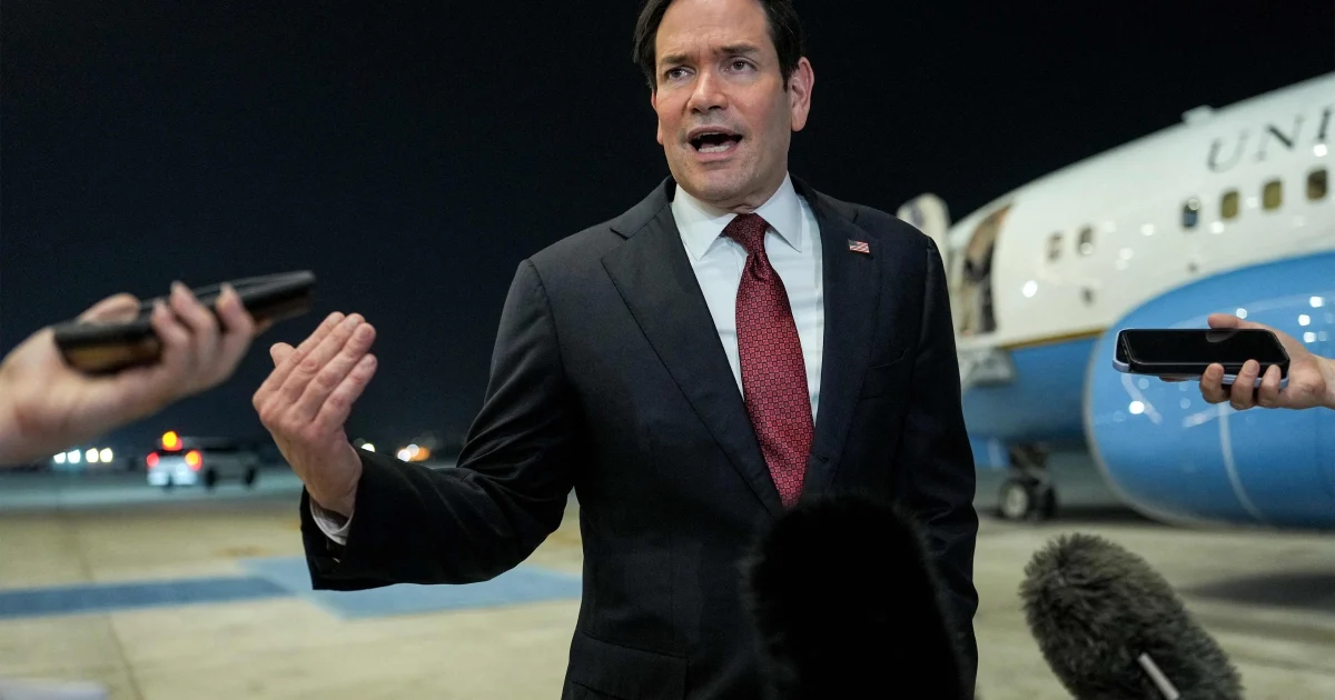 Rubio Rejects Iranian Toll Proposal on Strait of Hormuz Amid Widening Diplomatic Rifts