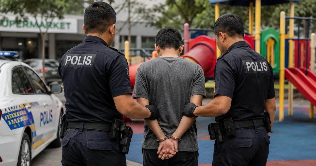 Foreign Man Arrested Over Indecent Act at Cyberjaya Playground