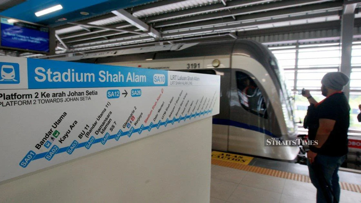 Anwar to officially open Shah Alam LRT3 line ahead of Monday operations