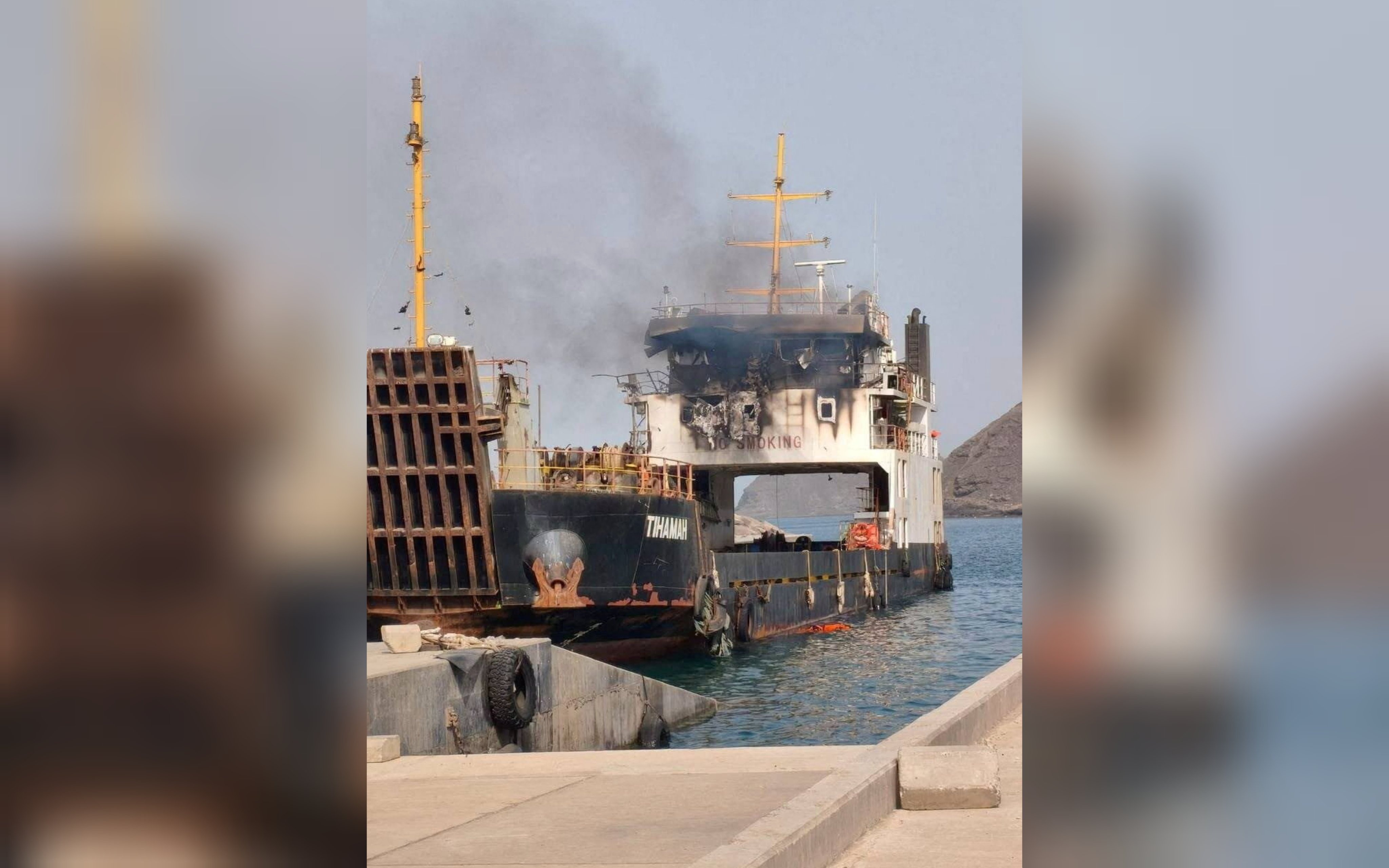 Six Killed as Houthis Attack Food Supply Vessel in Bab al-Mandeb