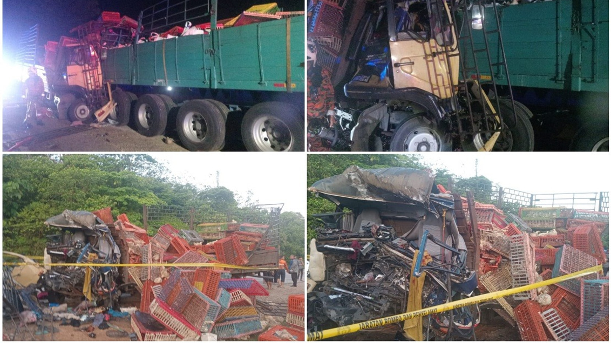 Three Dead in East-West Highway Crash as Chicken Lorry Hits Parked Trailer