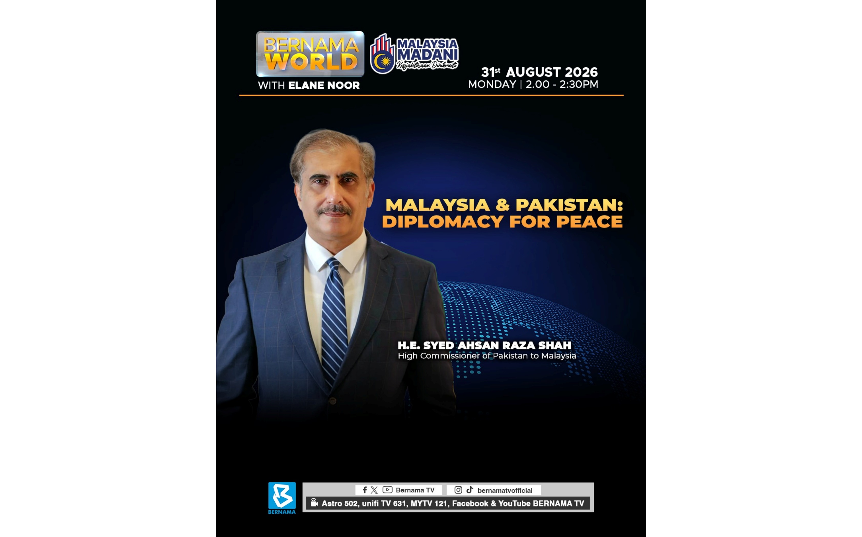 Malaysia and Pakistan Must Share Mediation Expertise, Says Pakistan High Commissioner