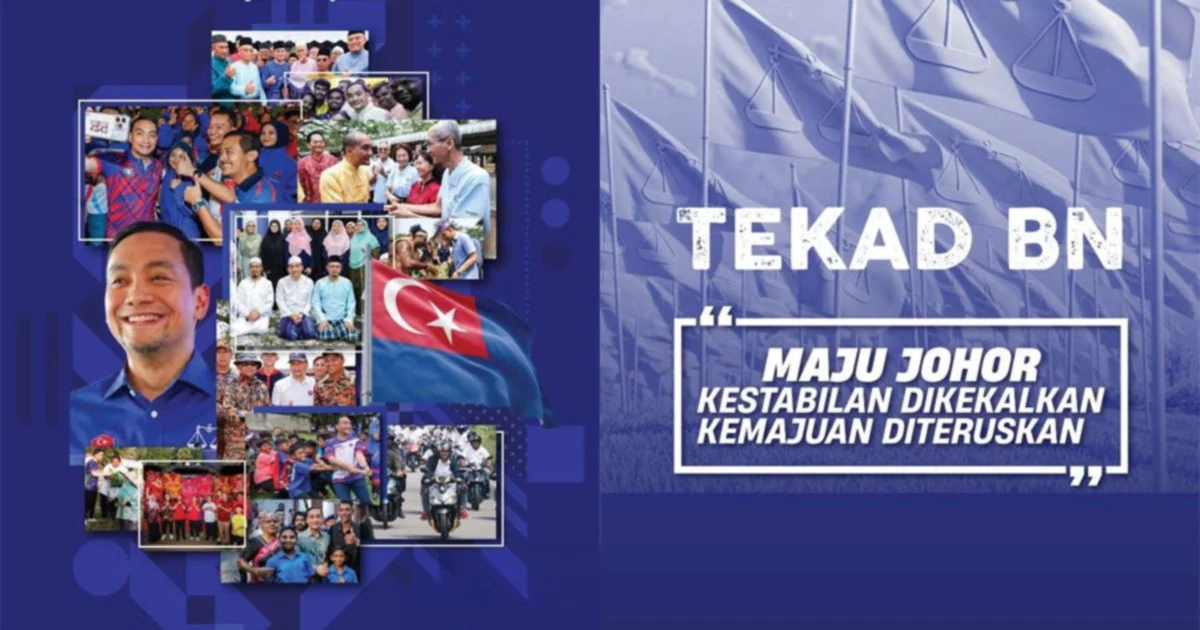 Johor BN sets ambitious agenda with 63-point manifesto targeting 200,000 new jobs