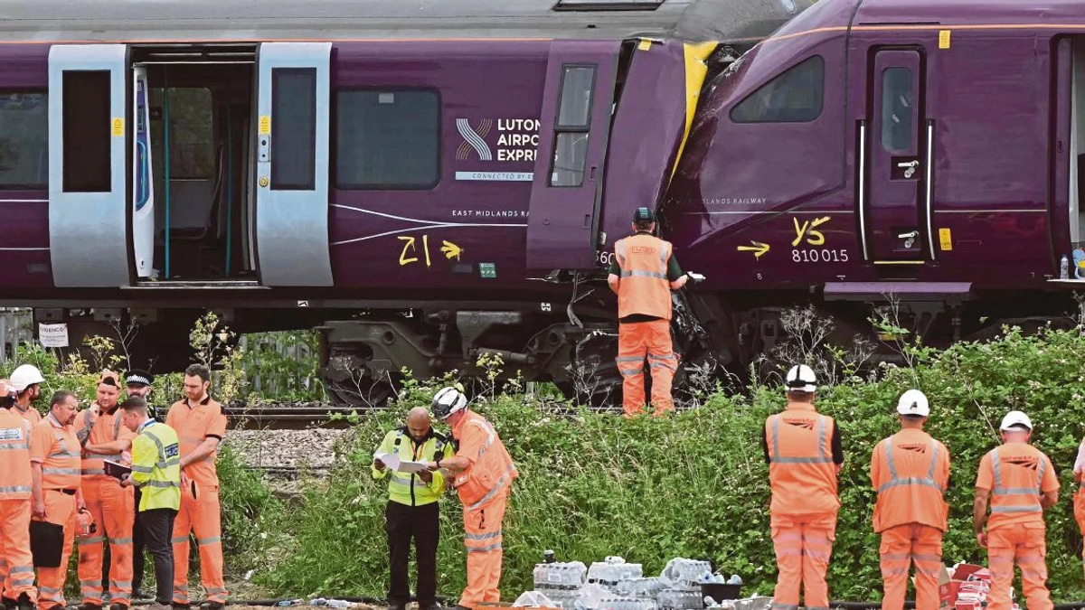 Train Driver Dies in Major Collision North of London; 28 Injured