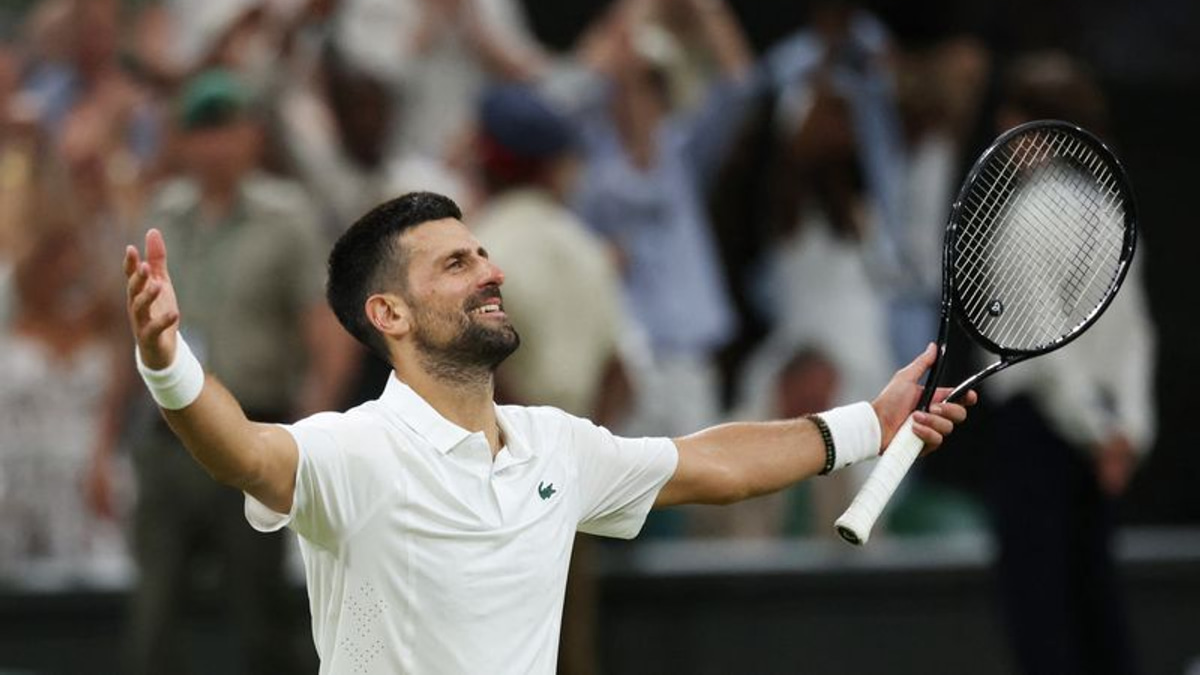 Djokovic Advances to Wimbledon Semis After Epic Five-Set Thriller Against Auger-Aliassime