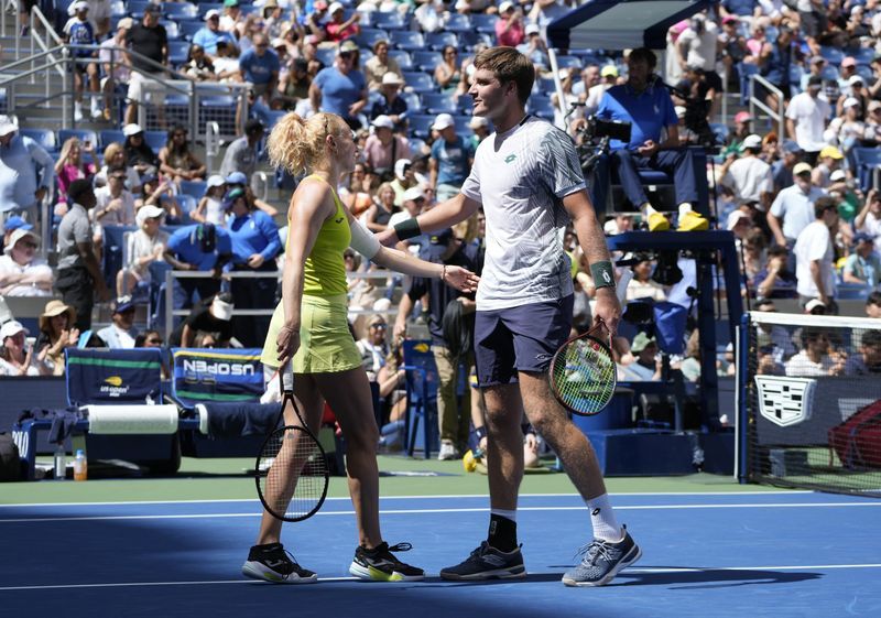 Williams and Alcaraz triumph at US Open mixed doubles as Djokovic and Sabalenka fall