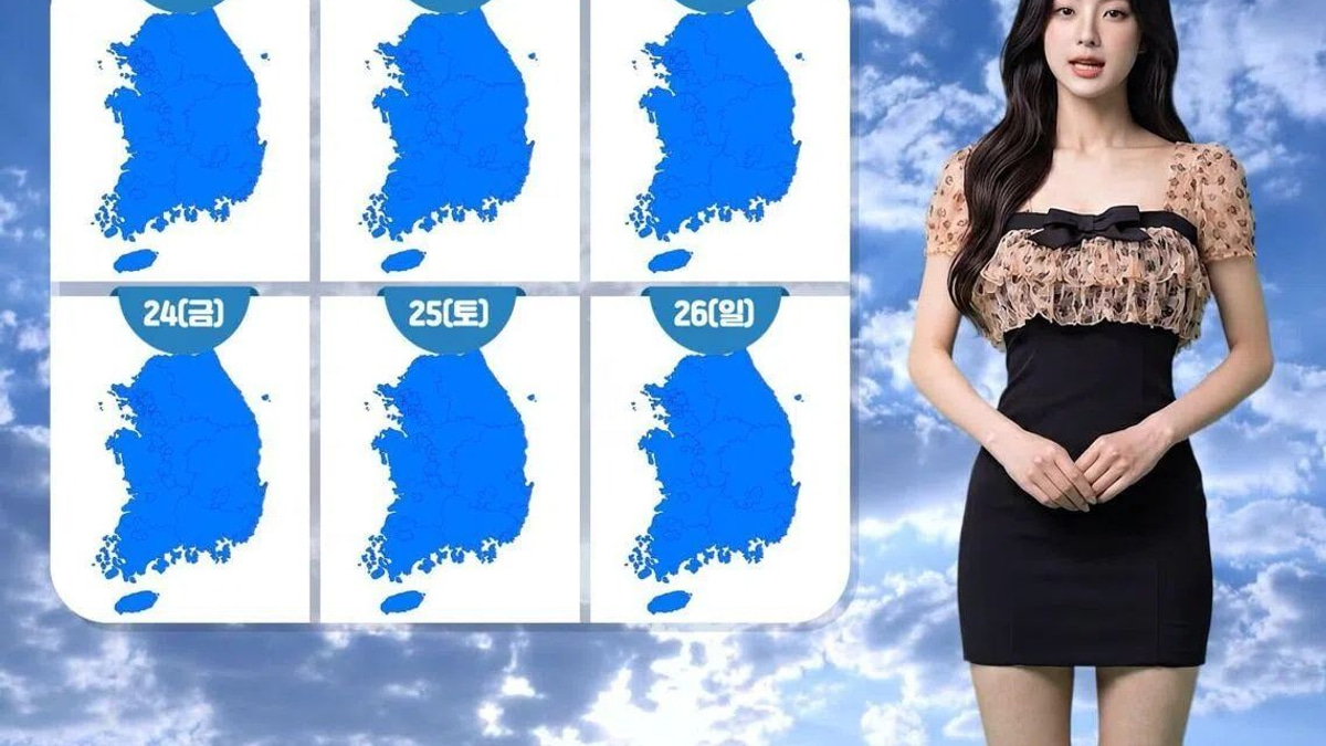 South Korea's AI Weathercaster Sparks Sexism Debate as Broadcasters Rush to Adopt Virtual Presenters