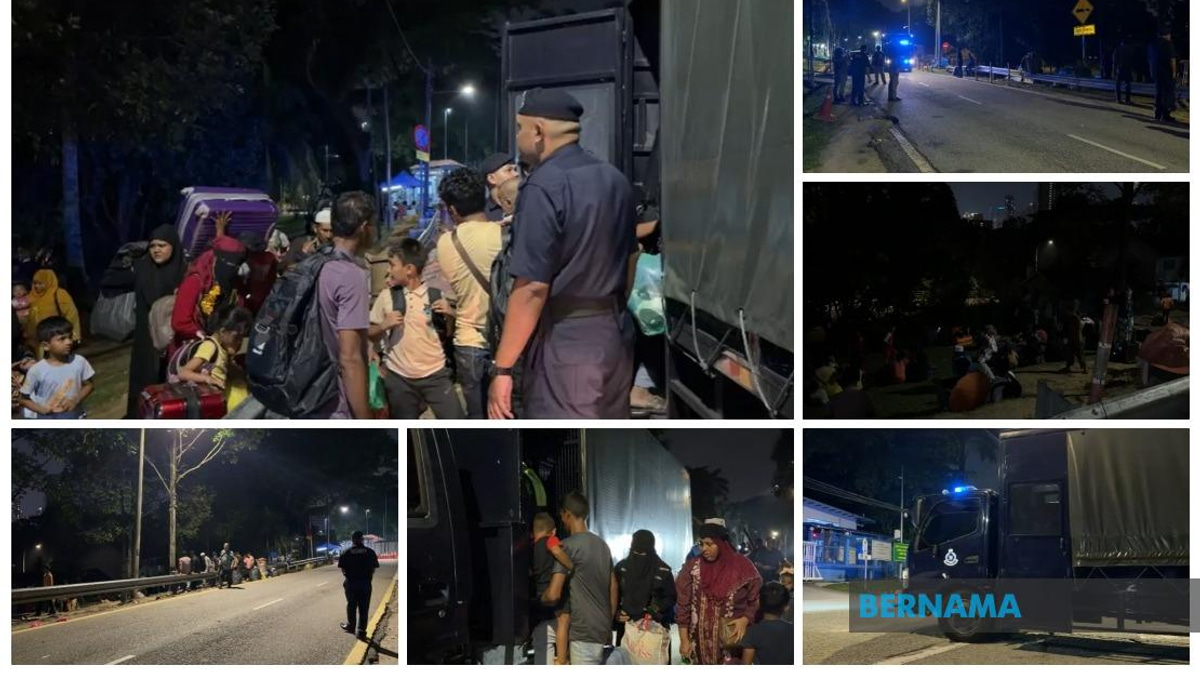 Hundreds of Rohingya Refugees Relocated from UNHCR Office to Police HQ for Documentation