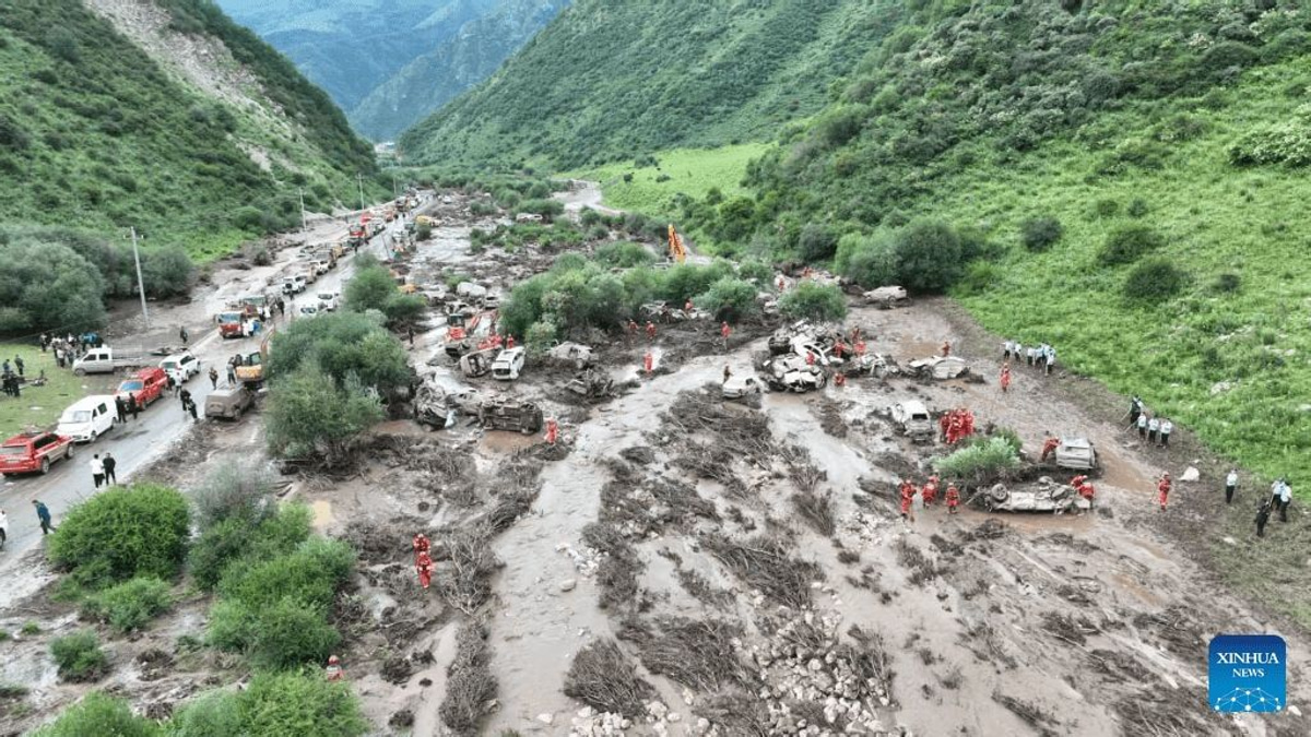 Flash flood kills 10 in China's Gansu as Typhoon Noul batters southern provinces