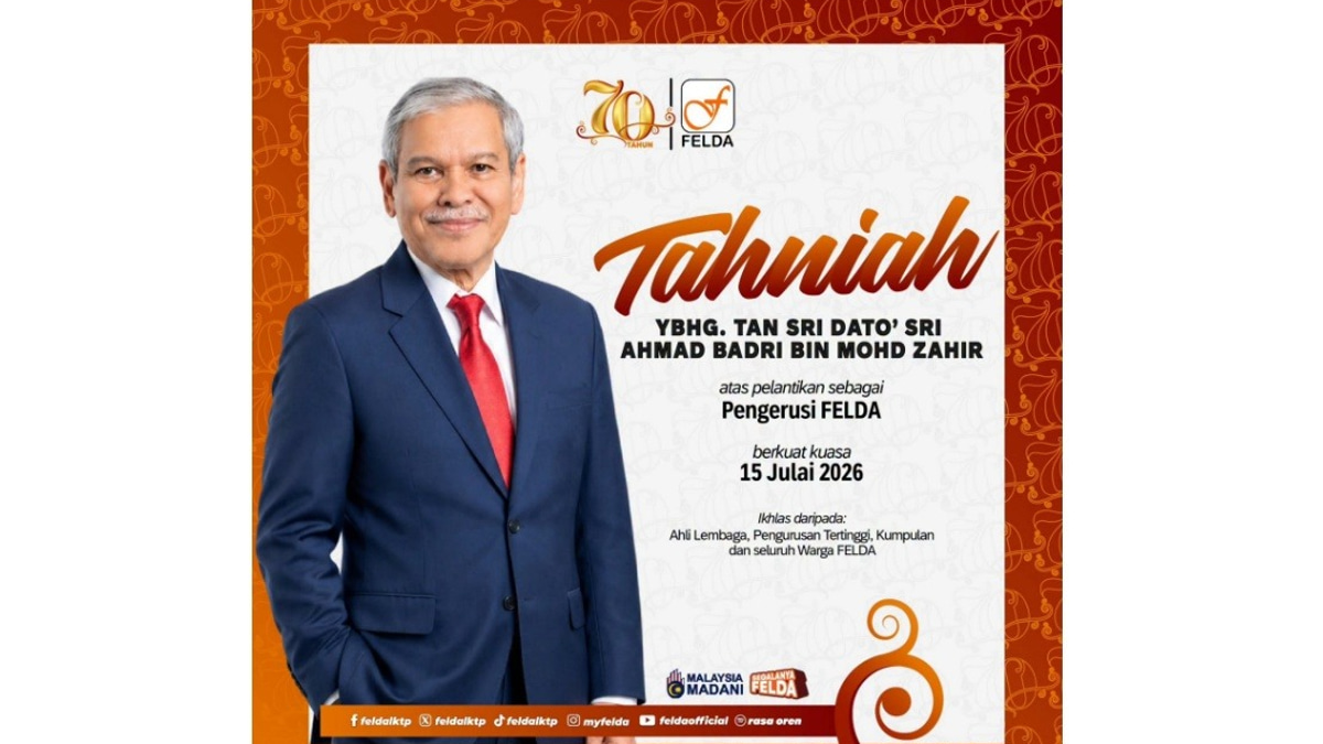 Tan Sri Ahmad Badri Named New FELDA Chairman in Strategic Leadership Appointment