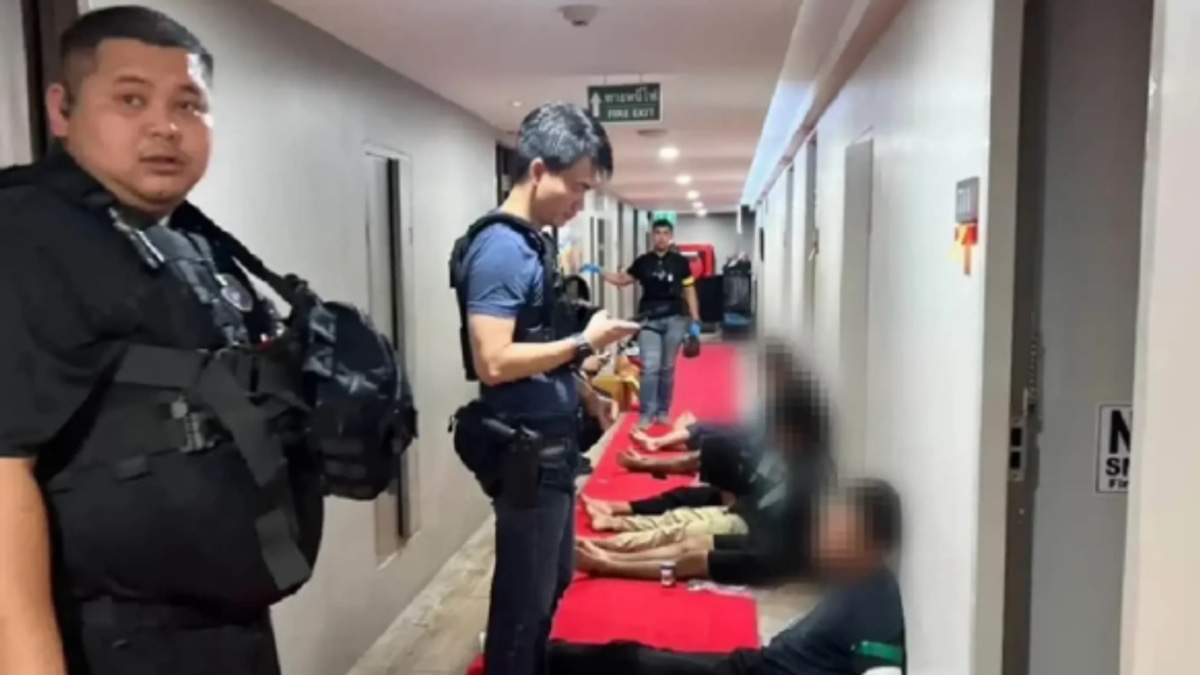 Thai police dismantle alleged Chinese-run casino and drug operation at Nonthaburi hotel