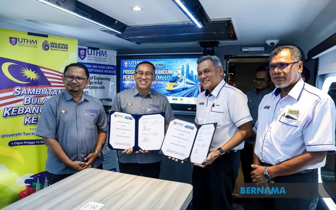 UTHM and KTMB Deepen Rail Sector Partnership Through Work-Based Learning and Research