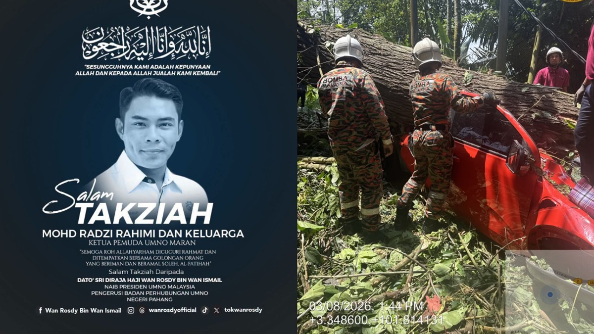 Pahang MB Mourns Loss of Youth Leader Mohd Radzi in Tree-Fall Tragedy
