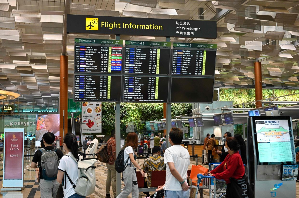 Hong Kong mother and son jailed for violent fracas at Singapore's Changi Airport