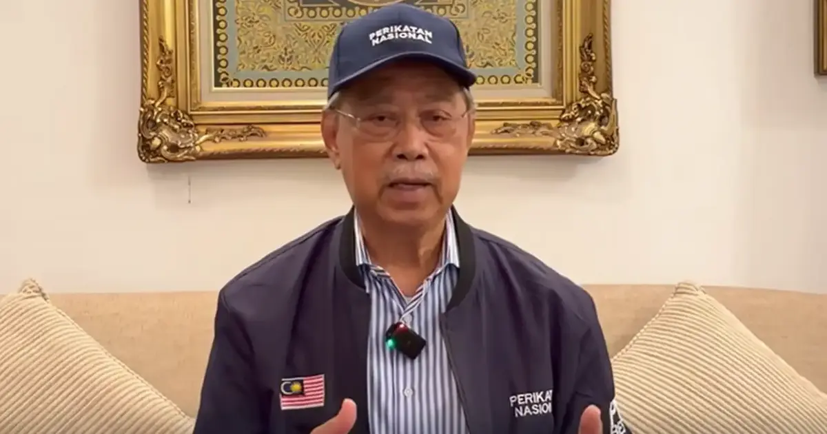 Muhyiddin Seeks Another Term as 'Son of Johor,' Urging State Voters to Back Perikatan