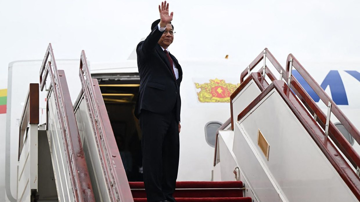 Myanmar's Min Aung Hlaing heads to Moscow for talks with Putin