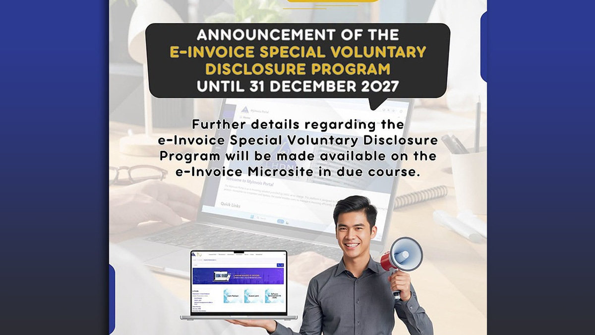 Malaysia Opens e-Invoice Disclosure Window Until End 2027, Waives Penalties for Voluntary Corrections