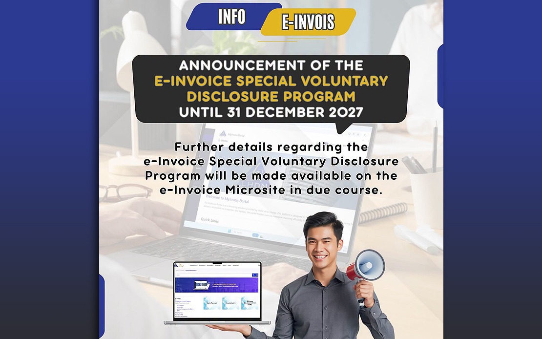 Malaysia Opens e-Invoice Disclosure Window Until End 2027, Waives Penalties for Voluntary Corrections