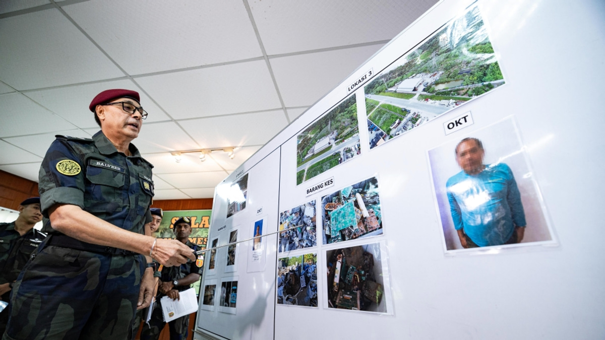 GOF Seizes RM9.39m in Illegal E-Waste During Ipoh Operations, Arrests 14