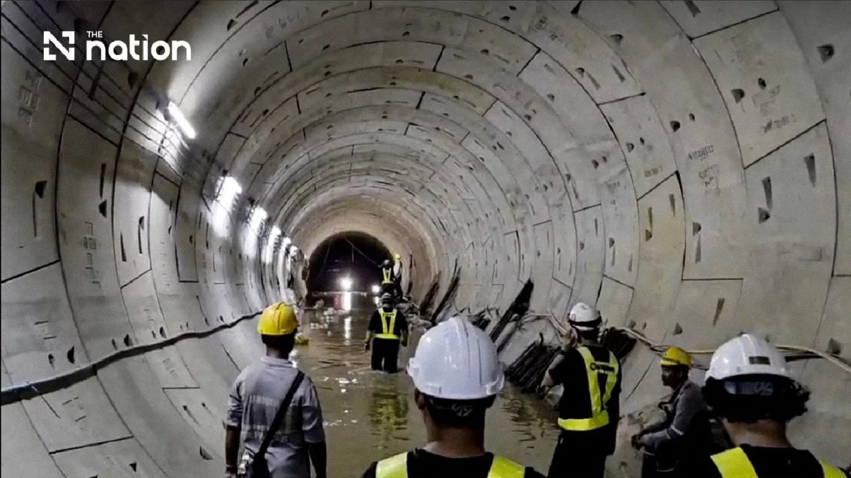 Bangkok's Purple Line tunnel leak triggers top-level government response amid safety concerns