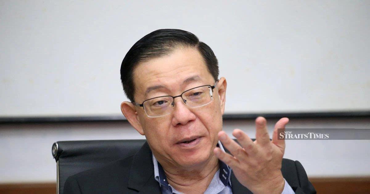 Lim Guan Eng Demands RM2.8 Billion Return of Penang's Federal Funding Shortfall