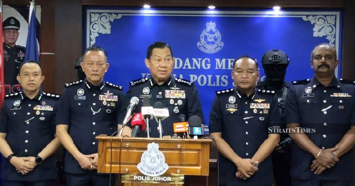 Police Dismantle Major Meth Ring in Johor, Arrest Eight Including Teenage Transporter