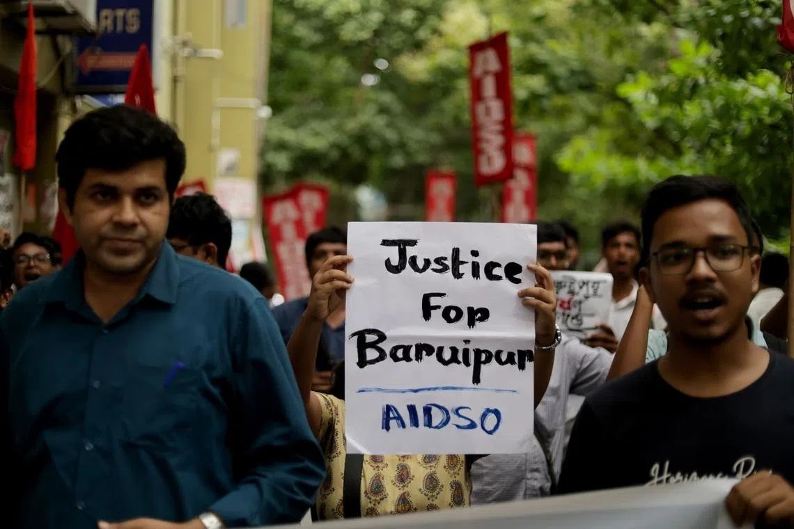 Indian police arrest dozens after violent protests over rape and murder of 11-year-old girl in West Bengal