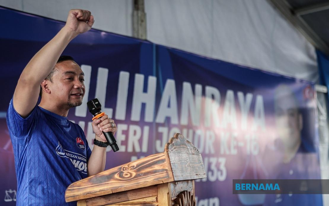 Onn Hafiz Upbeat on Endau Campaign as BN Candidate Wins Over Johor Voters