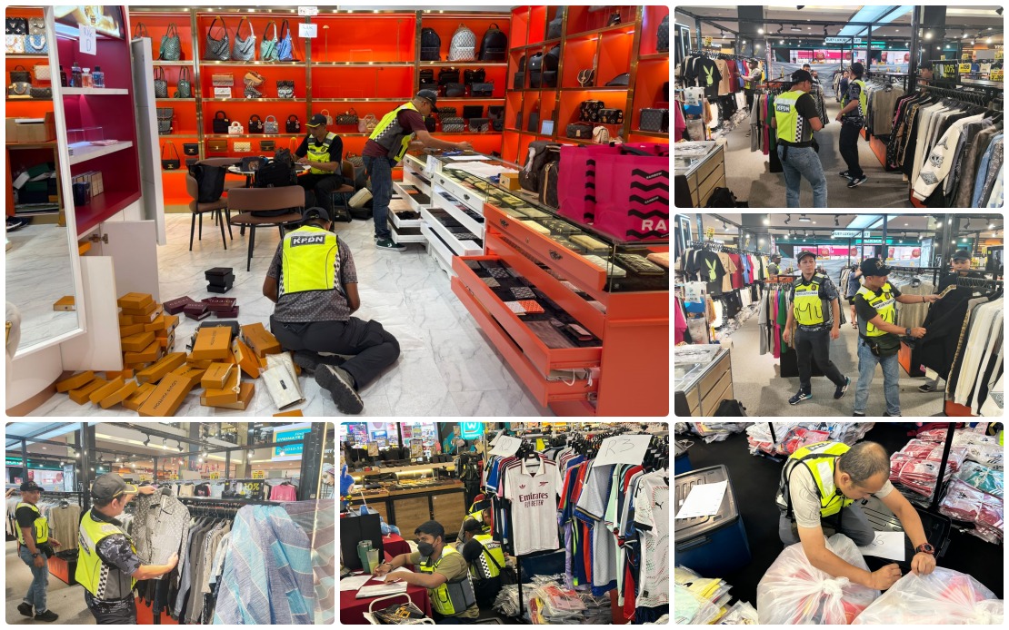 KPDN Seizes RM600,000 in Counterfeit Goods Across Three Johor Premises