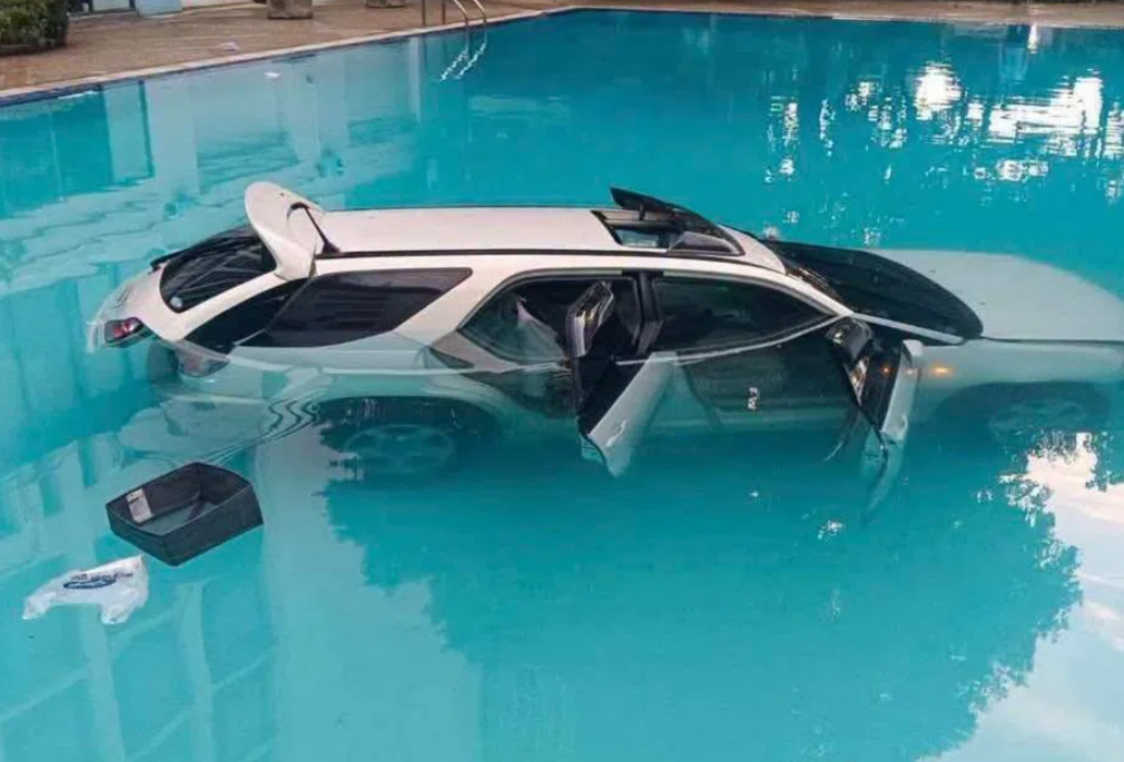 Family Row Over Condo Rent Ends in Pool: Thai Man Drives SUV into Chulalongkorn University Facility