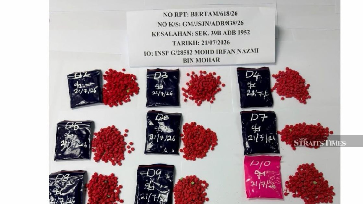 Two Myanmar nationals nabbed in Kelantan drug bust as police seize 6,000 yaba pills