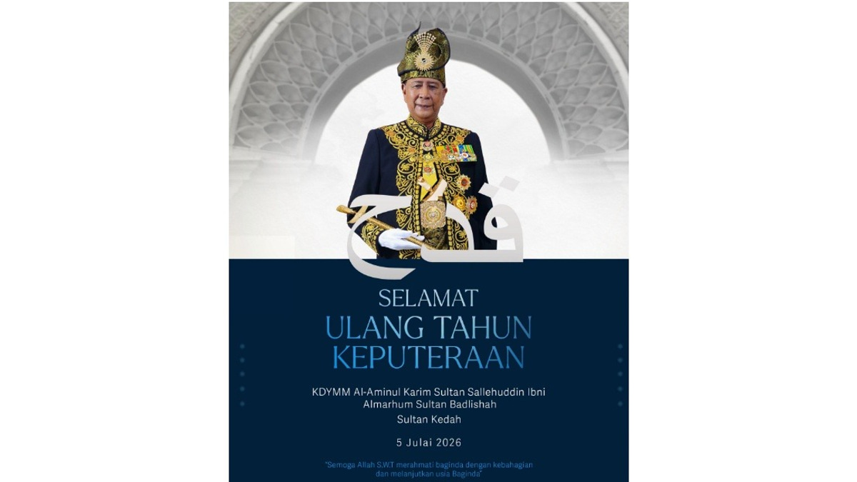 King Extends Birthday Greetings To Sultan Of Kedah