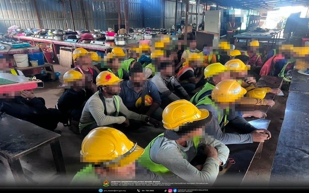 Kedah Immigration Arrests 81 Undocumented Migrants in Construction Site Raid