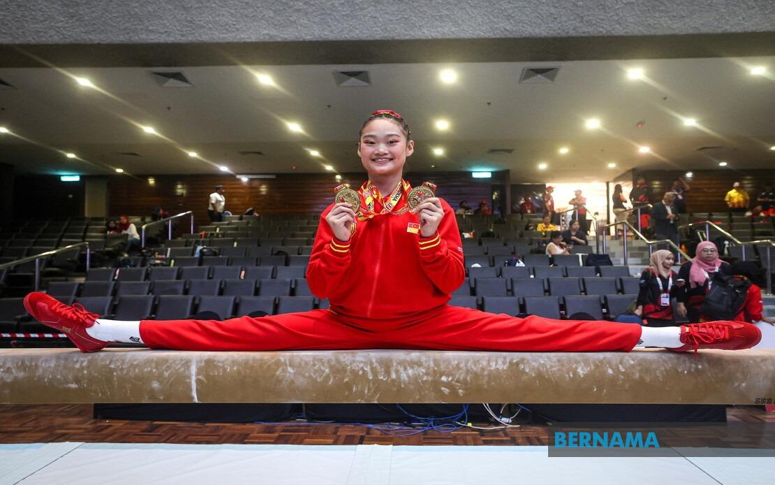Selangor's Cadence Teh Retains All-around Gold at SUKMA 2026 Gymnastics
