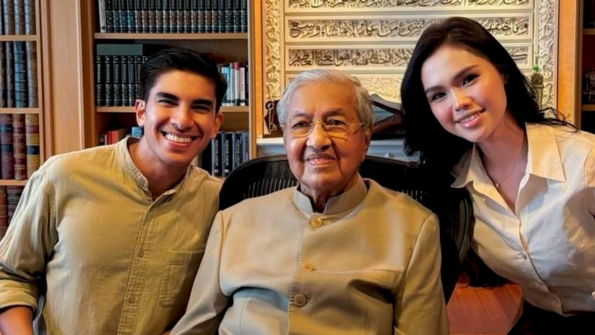 Tun M shares marriage wisdom with Bella Astillah and Syed Saddiq ahead of their wedding