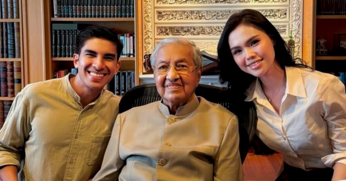 Tun M shares marriage wisdom with Bella Astillah and Syed Saddiq ahead of their wedding