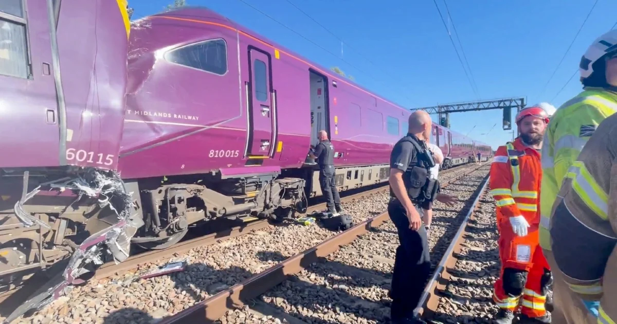 One Dead, 50+ Injured After Passenger Trains Collide Near London