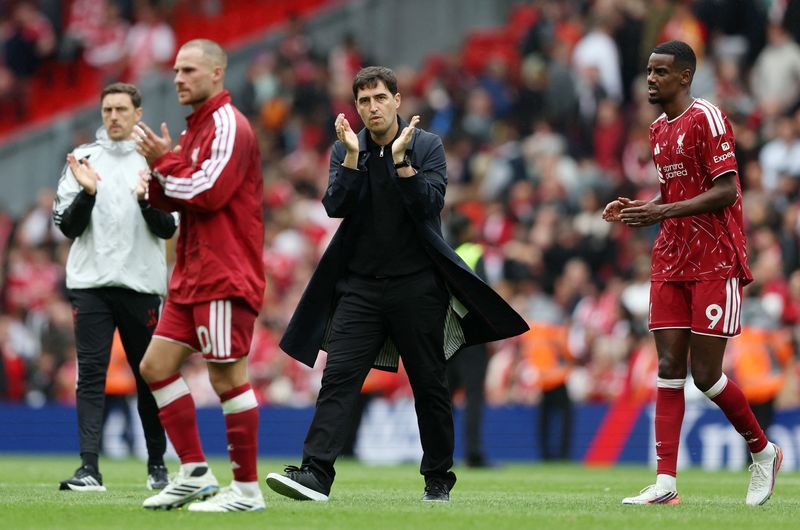 Iraola sees promise amid Liverpool's slow start under new regime