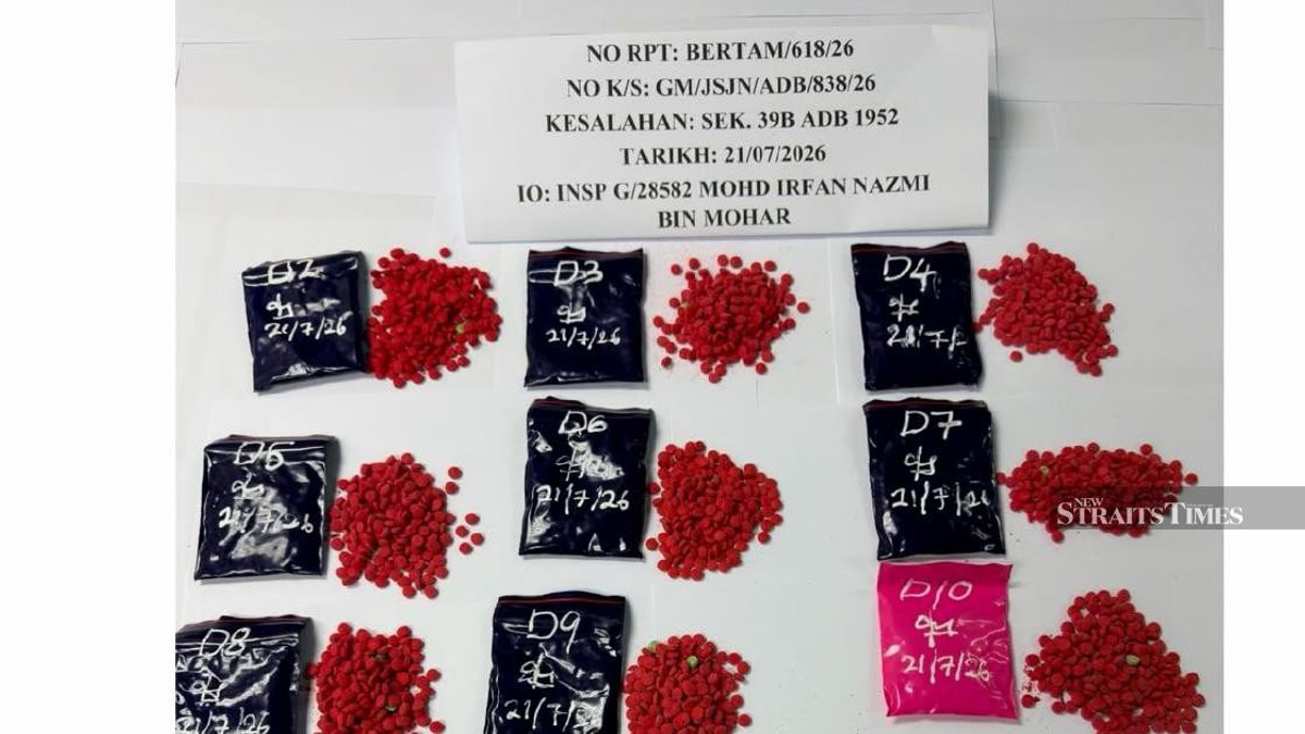 Two Myanmar Citizens Nabbed in Gua Musang with 6,000 Yaba Pills