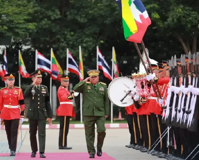 Thailand rolls out diplomatic welcome for Myanmar's military chief as junta seeks international rehabilitation