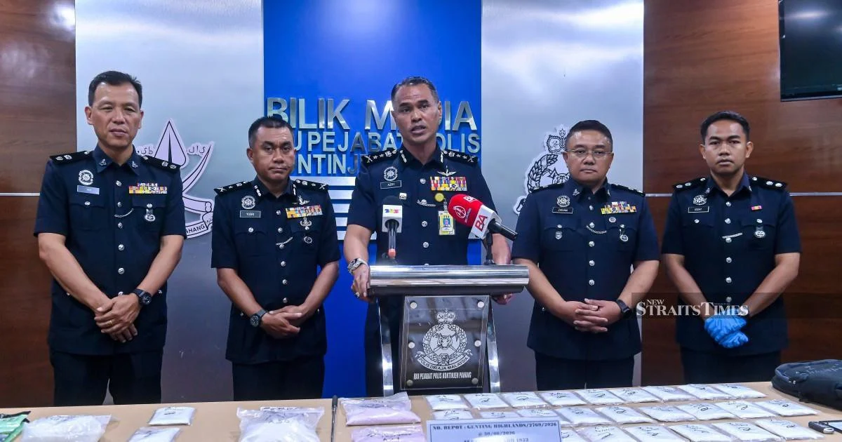 Pahang police conclude three-day drug crackdown with 333 arrests and RM500k in seizures
