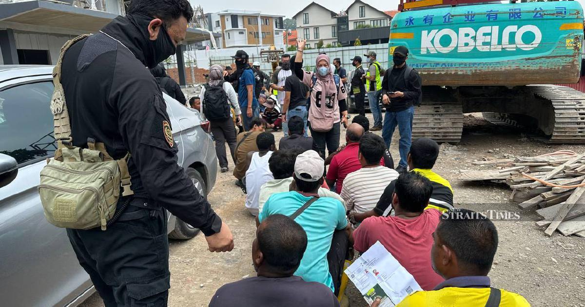 528 foreign workers detained in construction sector immigration sweep