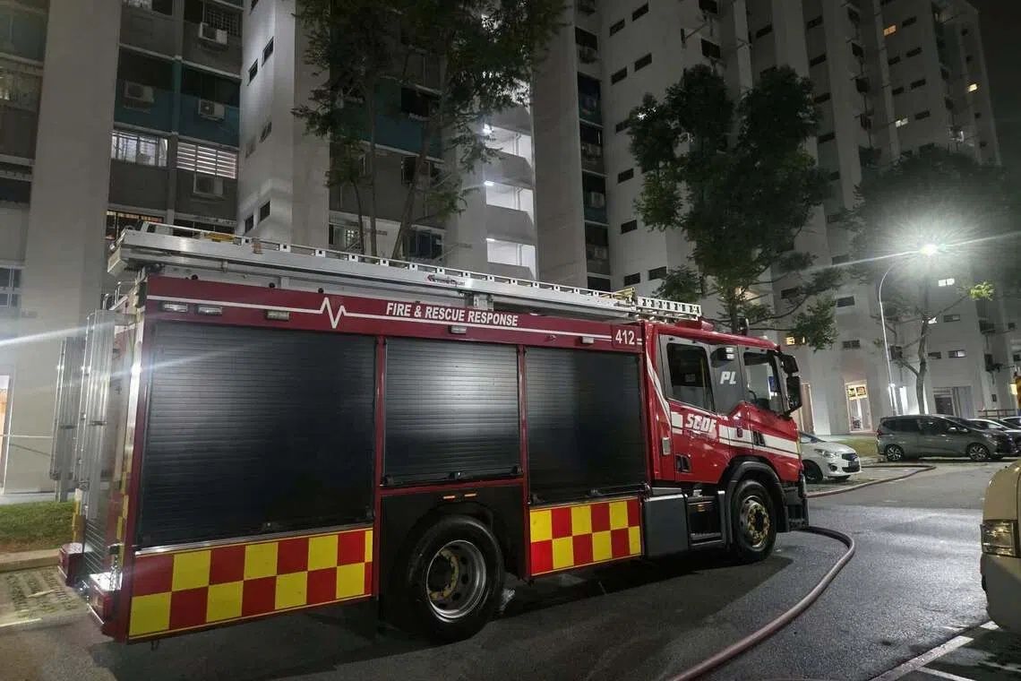 One dead, 50 evacuated after pre-dawn fire at Jurong East HDB flat